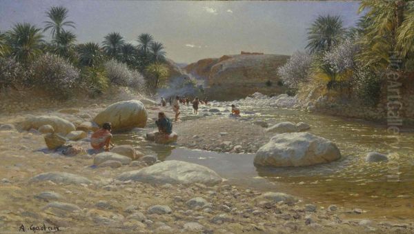 Femmes a la riviere - view 1