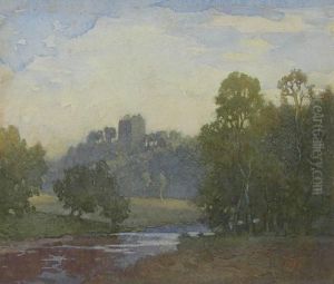 Neidpath Castle by James Cadenhead