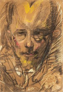 Portrait of Zdzislaw Skibinski by Stanislaw Ignacy Witkiewicz (Witkacy)