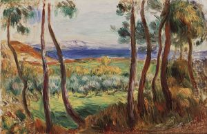 Pines near Cagnes by Pierre Auguste Renoir