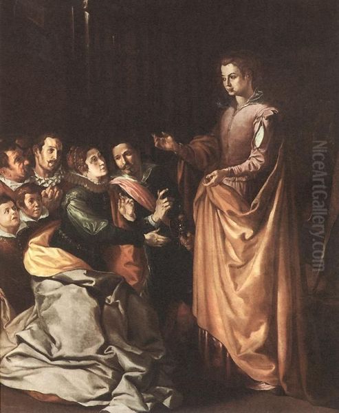 The Apparition of Saint Catherine to the Family of Saint Bonaventure - view 1