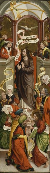 Christ Preaching in the Temple - view 1
