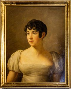 Portrait of Wilhelmine von Hallwyl, nee Von Goumoens (1783-1845) Portrait of Wilhelmine von Hallwyl, nee Von Goumoens (1783-1845)