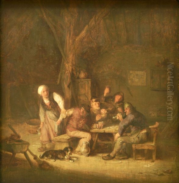 Interior of a Peasant's Cottage - view 1
