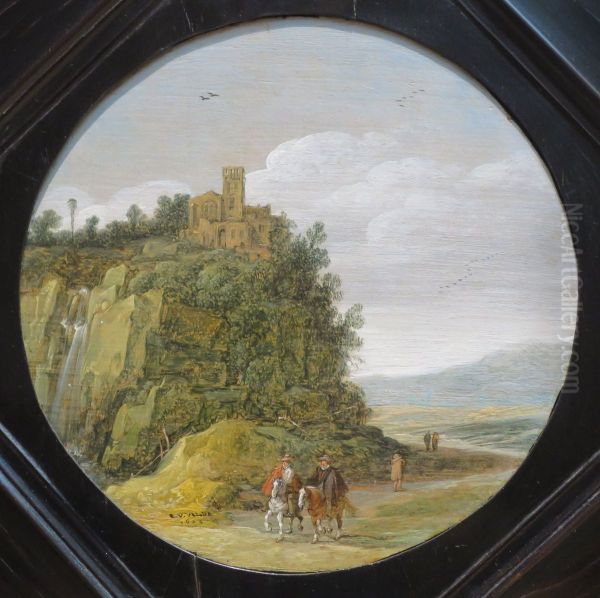Two Horsemen on a Path - view 1