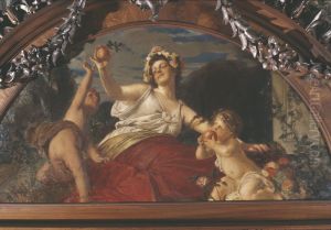 Abundantia by Julius Johann Ferdinand Kronberg