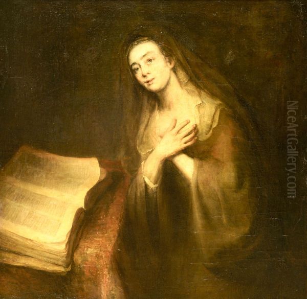 The virgin Mary during the Annunciation - view 1
