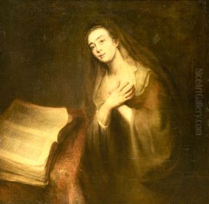 The virgin Mary during the Annunciation The virgin Mary during the Annunciation