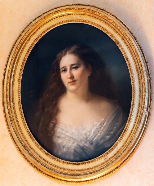 Portrait d'Adele de Rothschild - Charles Escot - musee des Beaux-Arts de Gaillac - view 1