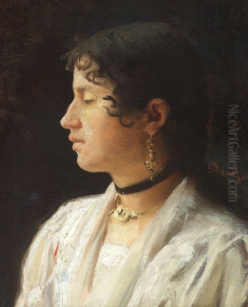 Portraet af ung italienerinde. - view 1