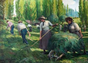 Les faucheurs by Henri Loubat