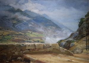 Graavejrsdag ved Civita d'Antino by Peter Tom-Petersen