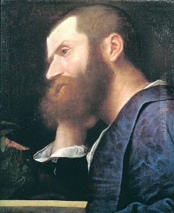 Portrait of Pietro Aretino by Titian