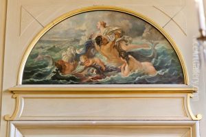Sea Nymphs and Tritons by Maria Elisabeth Eleonora Hennig