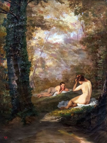 Baigneuses 895.1.171 - Firmin Salabert - Musee des Beaux-Arts de Gaillac - view 1