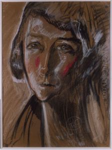 Portrait of Zofia Humpola-Msciwujewski by Stanislaw Ignacy Witkiewicz (Witkacy)