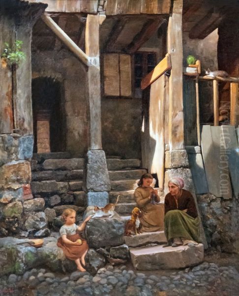 Un ancien portique, Annecy - view 1