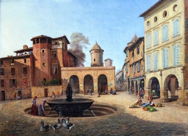 Place de la fontaine de Gaillac - view 1