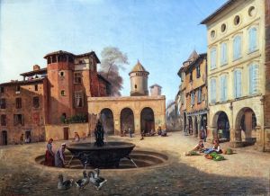 Place de la fontaine de Gaillac