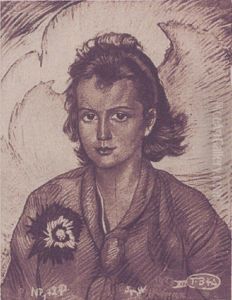 Portret  Teresy z Zukowskich Swietochowskiej, "Pani Teresy S." by Stanislaw Ignacy Witkiewicz (Witkacy)
