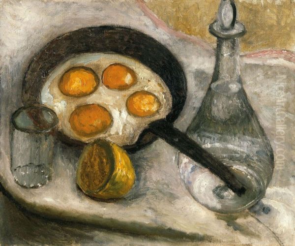 Still Life with Fried Eggs in a Pan - view 1
