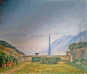 Udsigt fra haven ved Palazzo Ferrante i Civita d'Antino.