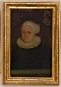 Portrait of Margaretha von Hallwyl, nee Lowenberger (1540-1610), copy by Julius Johann Ferdinand Kronberg