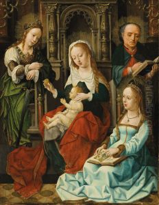 The Holy Family with Saints Catherine and Barbara