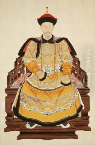 Portrait of Yinxiang, the First Prince Yi (1686-1730) by unknown