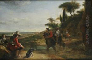Landscape with ford Landscape with ford