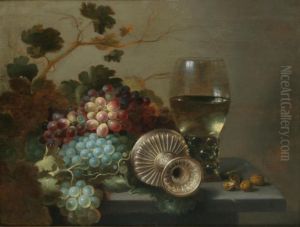 Still life with a rummer, a tazza, and grapes Still life with a rummer, a tazza, and grapes