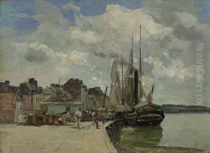 The Port by Eugene Louis Boudin