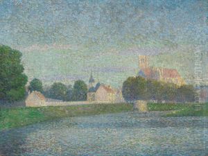 Morgen auf der Marne in Meaux