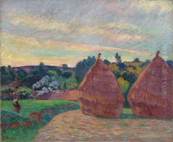 Grainstacks in Ile-de-France - view 1