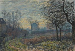 Bei Louveciennes by Alfred Sisley