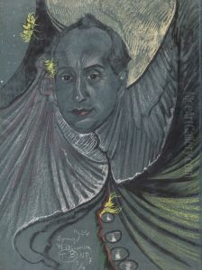 Portret Leona Reynela by Stanislaw Ignacy Witkiewicz (Witkacy)