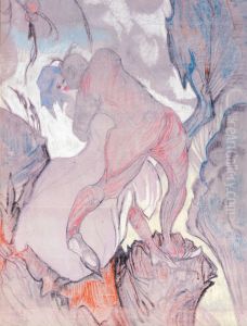 Over the precipice (Rape) by Stanislaw Ignacy Witkiewicz (Witkacy)