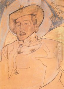 Portrait of Edmund Bieder by Stanislaw Ignacy Witkiewicz (Witkacy)