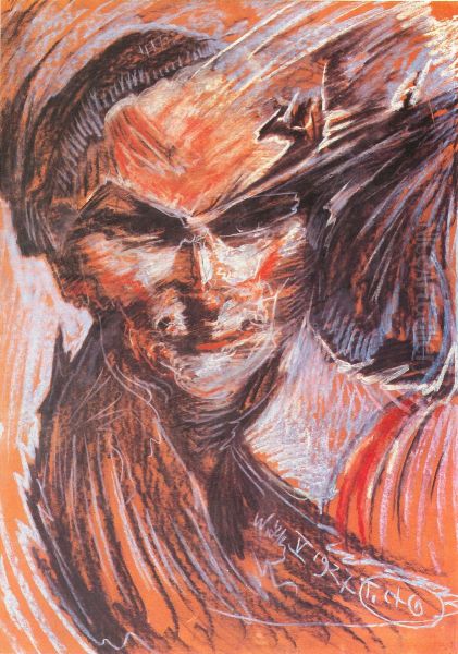 Portret Heleny Bialynickiej-Biruli, materializujaca sie zjawa - view 1