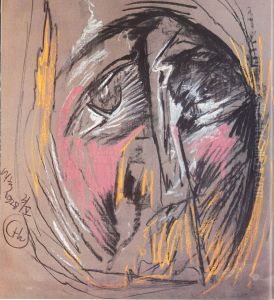 Portret nieokreslonej osoby by Stanislaw Ignacy Witkiewicz (Witkacy)