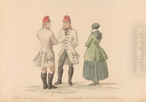 Draktstudie fra Gudbrandsdalen by Johannes Flintoe