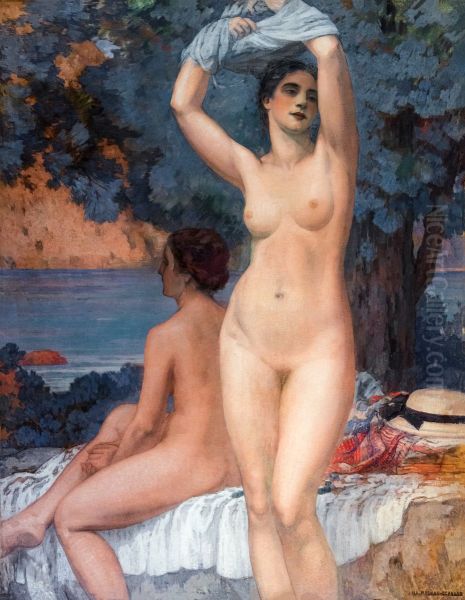 Deux nus devant la mer - view 1