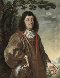 Portrait of a man by Jan Rutgers Van Niwael