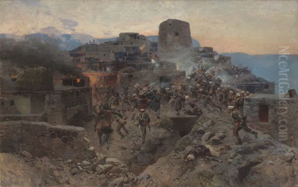 The Assault of Gimry on October 17, 1832 - view 1