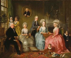Group portrait of the family of Jan van Loon (1725-1792)