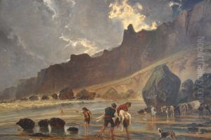 Vue des falaises de Houlgate by Paul Huet