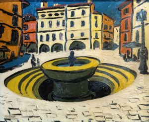 Griffin squareFrancais:La place du GriffoulItaliano:Piazza del Grifone by Georges Gaudion
