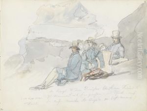 Christian Frederik, Caroline Amalie og deres folge pa Monte Sant'Angelo