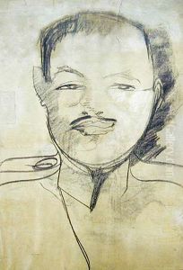 Portret oficera by Stanislaw Ignacy Witkiewicz (Witkacy)