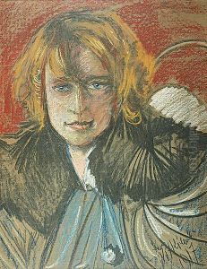 Portret kobiety by Stanislaw Ignacy Witkiewicz (Witkacy)